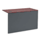 HON 38000 Series Flush Return, Left, 48w x 24d x 29-1/2h, Charcoal/Mahogany HON38216LNS