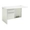 HON 38000 Series Flush Return, Left, 48w x 24d x 29-1/2h, Light Gray/Light Gray HON38216LQQ