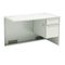 HON 38000 Series Flush Return, Right, 48w x 24d x 29-1/2h, Light Gray/Light Gray HON38215RQQ