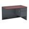 HON 38000 Series Flush Return, Right, 48w x 24d x 29-1/2h, Mahogany/Charcoal HON38215RNS
