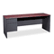 HON 38000 Series Left Pedestal Credenza, 72w x 24d x 29-1/2h, Mahogany/Charcoal HON38855LNS
