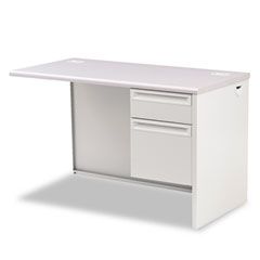 HON 38000 Series Return, Right, 48w x 24d x 29-1/2h, Gray Patterned/Light Gray HON38215RG2Q