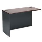 HON 38000 Series Return Shell, Left, 48w x 24d x 29-1/2h, Mahogany/Charcoal HON38944LNS