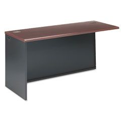 HON 38000 Series Return Shell, Left, 60w x 24d x 29-1/2h, Mahogany/Charcoal HON38946LNS