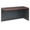 HON 38000 Series Return Shell, Right, 60w x 24d x 29-1/2h, Mahogany/Charcoal HON38945RNS