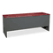 HON 38000 Series Right Pedestal Credenza, 72w x 24d x 29-1/2h, Mahogany/Charcoal HON38856RNS