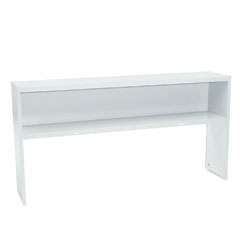 HON 38000 Series Stack-On Open Shelf Hutch, 72w x 13-1/2d x 36-1/4h, Light Gray HON38244NQ