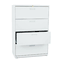 HON 500 Series Four-Drawer Lateral File, 36w x53-1/4h x19-1/4d, Light Gray HON584LQ