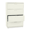 HON 500 Series Four-Drawer Lateral File, 36w x53-1/4h x19-1/4d, Putty HON584LL