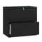 HON 500 Series Two-Drawer Lateral File, 30w x28-3/8h x19-1/4d, Black HON572LP