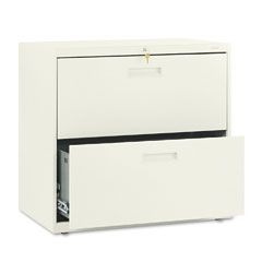 HON 500 Series Two-Drawer Lateral File, 30w x28-3/8h x19-1/4d, Putty HON572LL