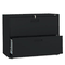 HON 500 Series Two-Drawer Lateral File, 36w x28-3/8h x19-1/4d, Black HON582LP