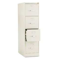 HON 510 Series Four-Drawer, Full-Suspension File, Letter, 52h x25d, Putty HON514PL