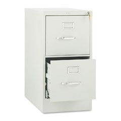 HON 510 Series Two-Drawer Full-Suspension File, Letter, 29h x25d, Light Gray HON512PQ