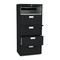 HON 600 Series Five-Drawer Lateral File, 30w x19-1/4d, Black HON675LP