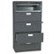 HON 600 Series Five-Drawer Lateral File, 36w x19-1/4d, Charcoal HON685LS