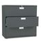 HON 600 Series Three-Drawer Lateral File, 42w x19-1/4d, Charcoal HON693LS