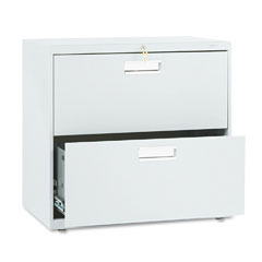 HON 600 Series Two-Drawer Lateral File, 30w x19-1/4d, Light Gray HON672LQ