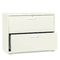 HON 600 Series Two-Drawer Lateral File, 36w x19-1/4d, Putty HON682LL