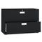 HON 600 Series Two-Drawer Lateral File, 42w x19-1/4d, Black HON692LP