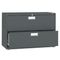HON 600 Series Two-Drawer Lateral File, 42w x19-1/4d, Charcoal HON692LS