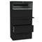 HON 700 Series Five-Drawer Lateral File w/Roll-Out & Posting Shelf, 36w, Black HON785LP