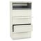 HON 700 Series Five-Drawer Lateral File w/Roll-Out & Posting Shelf, 36w, Putty HON785LL
