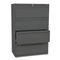 HON 700 Series Four-Drawer Lateral File, 36w x 19-1/4d, Charcoal HON784LS