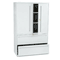 HON 700 Series Lateral File w/Storage Cabinet, 42w x 19-1/4d, Light Gray HON795LSQ