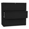 HON 700 Series Three-Drawer Lateral File, 42w x 19-1/4d, Black HON793LP