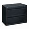 HON 700 Series Two-Drawer Lateral File, 36w x 19-1/4d, Black HON782LP