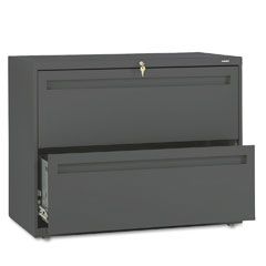 HON 700 Series Two-Drawer Lateral File, 36w x 19-1/4d, Charcoal HON782LS