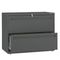 HON 700 Series Two-Drawer Lateral File, 36w x 19-1/4d, Charcoal HON782LS