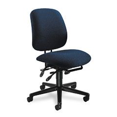 HON 7700 Series Asynchronous Swivel/Tilt Task Chair, Seat Glide, Blue HON7708AB90T