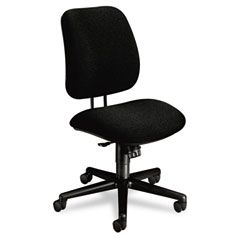 HON 7700 Series Swivel Task chair, Mid-Range Knee-Tilt, Black HON7702AB10T