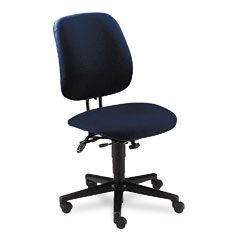 HON 7700 Series Swivel/Tilt Task chair, Asynchronous Control, Blue HON7707AB90T