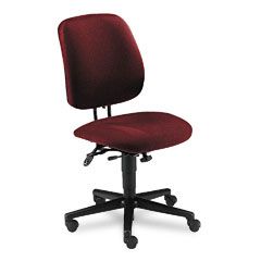 HON 7700 Series Swivel/Tilt Task chair, Asynchronous Control, Burgundy HON7707AB62T