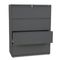 HON 800 Series Four-Drawer Lateral File, 42w x 19-1/4d x 53-1/4h, Charcoal HON894LS