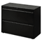 HON 800 Series Two-Drawer Lateral File, 36w x 19-1/4d x 28-3/8h, Black HON882LP