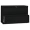 HON 800 Series Two-Drawer Lateral File, 42w x 19-1/4d x 28-3/8h, Black HON892LP