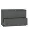 HON 800 Series Two-Drawer Lateral File, 42w x 19-1/4d x 28-3/8h, Charcoal HON892LS