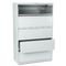HON 801 Series Five-Drawer Lateral File, Roll-Out/Posting Shelves, 42w x 67h, Lt Gra HON895LQ