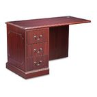 HON 94000 Series "L" Workstation Left Return, 48w x 24d x 29-1/2h, Mahogany HON94216LNN