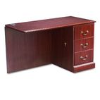 HON 94000 Series "L" Workstation Right Return, 48w x 24d x 29-1/2h, Mahogany HON94215RNN