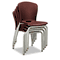 HON Accomplish Chairs, 19-7/8 x 19-3/4 x 30-1/2, Garnet, 4/Carton HONCL416PCE65C