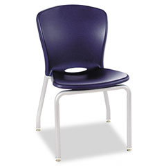 HON Accomplish Chairs, 21-3/4 x 22-1/4 x 33-5/8, Navy, 4/Carton HONCL418PCE91C