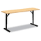 HON Adjustable Training Table, Rectangular, 60w x 18d x 32-1/2h, Natural Maple HONED1860NDPD