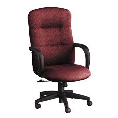 HON Allure Executive High-Back Swivel/Tilt Chair, Wild Rose Fabric HON3301BE62T