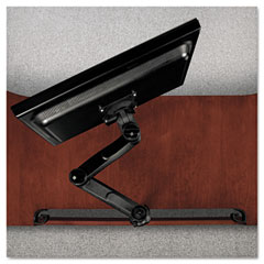 HON Announce Series Bridge-Mounted Monitor Rail System, 8-1/8w x 8-1/8d x 36l, Black HONVN501X