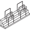 HON Announce Series Organizer, Wood Veneer, 34 7/8 x 7 x 15 3/4, Shaker Cherry HONVN730XFF